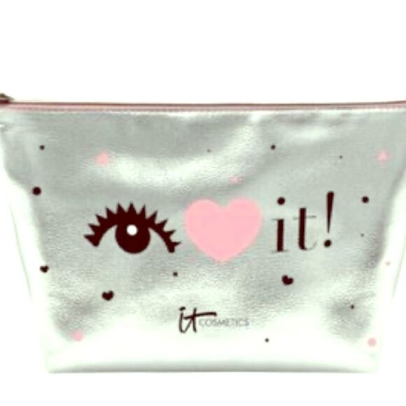 It Cosmetics Metallic makeup bag - Picture 1 of 1